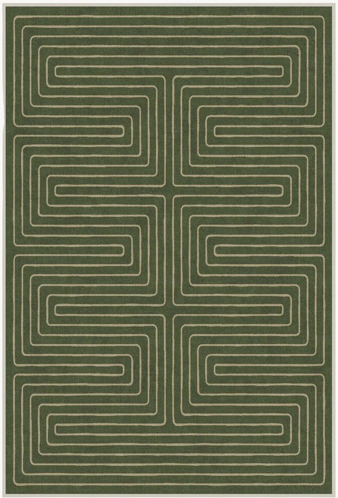 Umývateľný koberec's nízkym vlasom Labyrinth