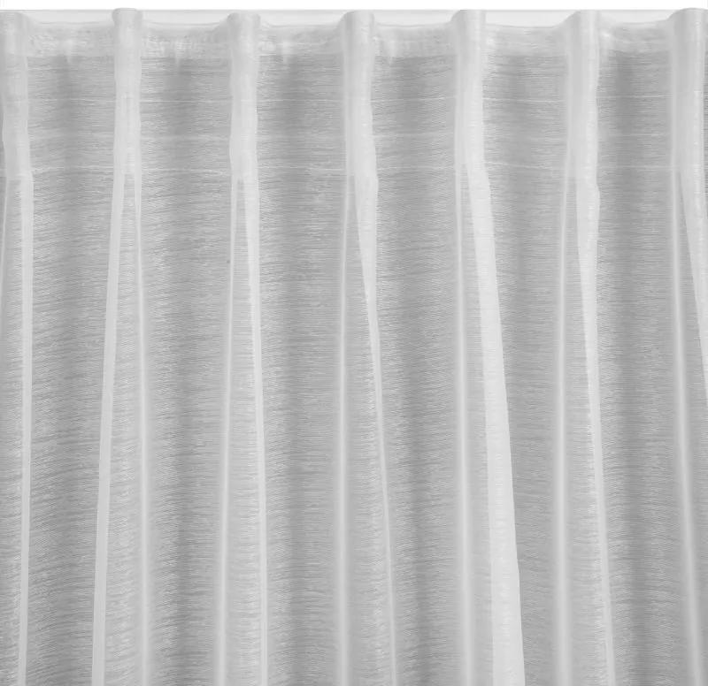 Biela záclona na flex páske BELISSA 140x300 cm