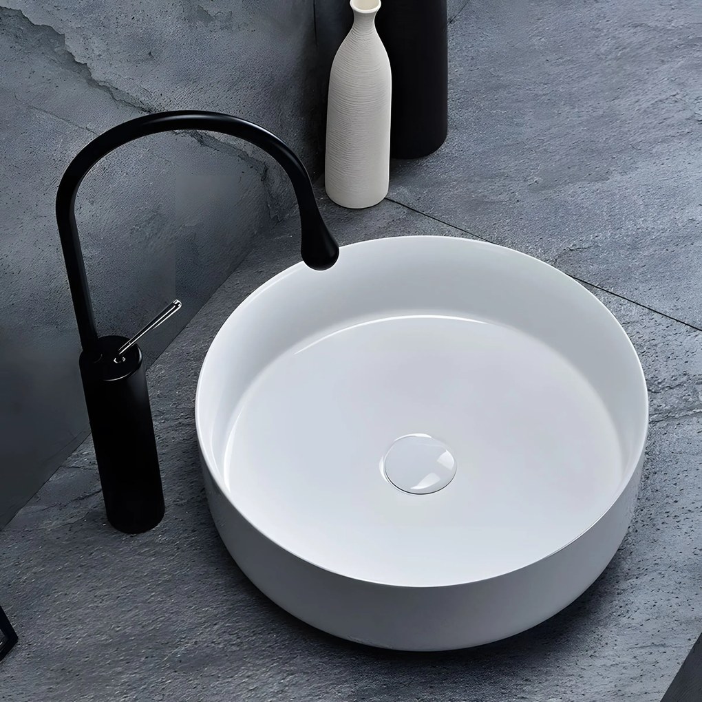 Rea Elma umývadlo, 45 x 45 cm, biela, REA-U8493