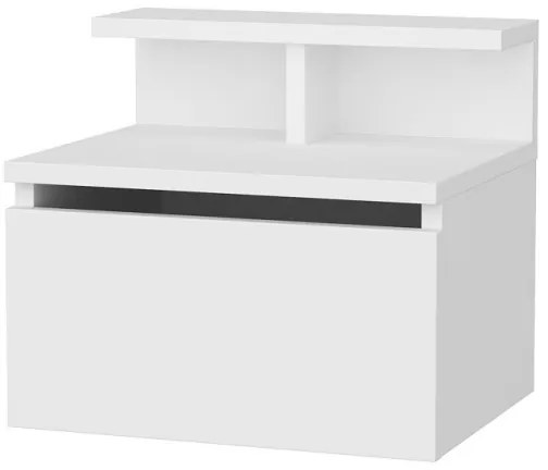 Nočný stolík ALICE 39,8x35 cm biela