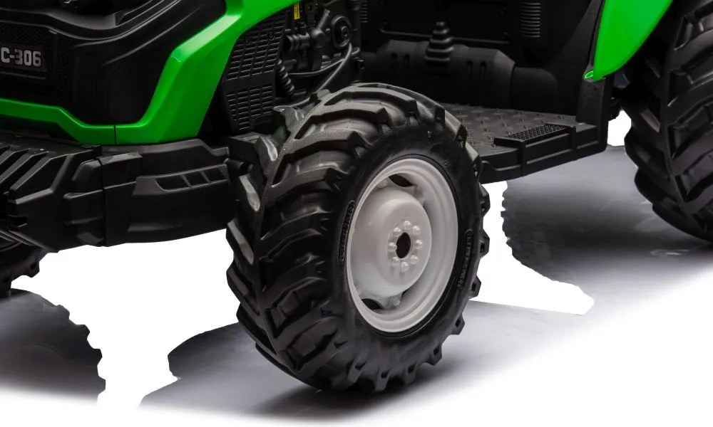 LEAN CARS Elektrický traktor HC-306 zelený 24V