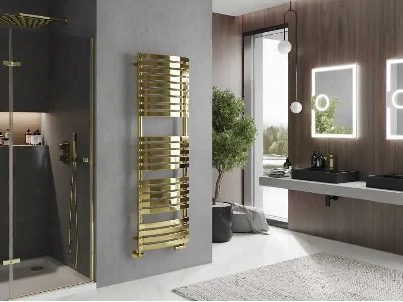 Mexen Bachus, vykurovacie teleso 1600x500 mm, 659 W, zlatá lesklá, W109-1600-500-00-50