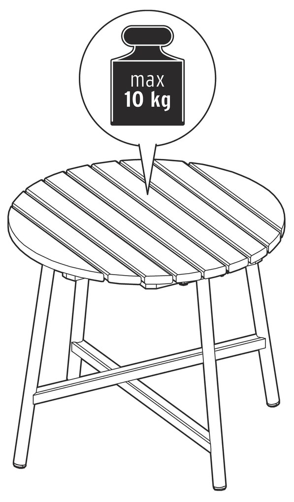 Príručné stolíky »Elin«, 2 ks