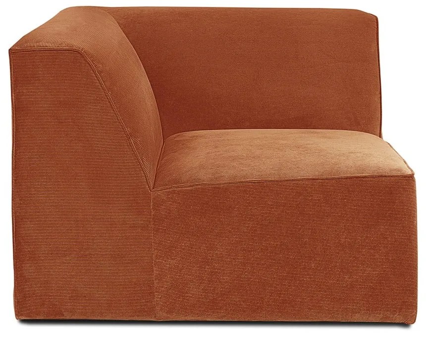 Oranžový menčestrový modul pohovky Sting – Scandic