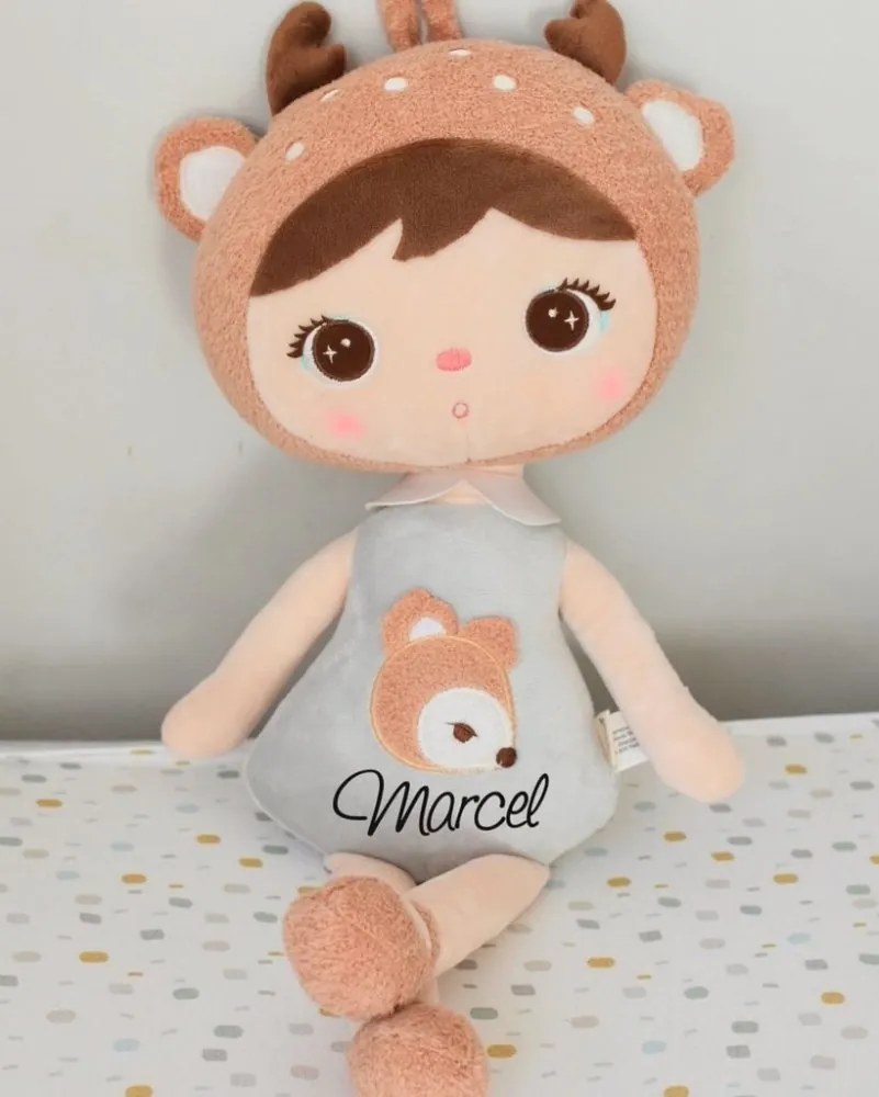 Mojkáčik - Bábika šedá jeleň 50 cm