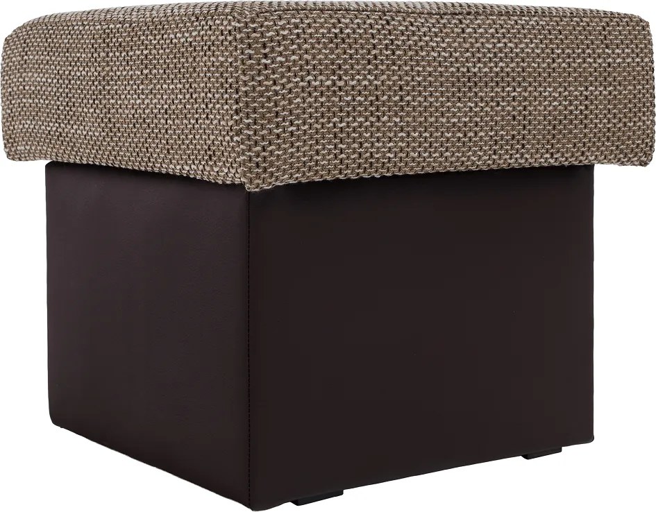 Taburetka T1 - cappuccino / tmavohnedá