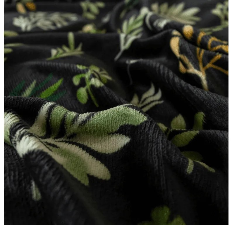 Obliečky mikroplyš ZELNOIR čierne Rozmer obliečky: 70 x 90 cm | 140 x 200 cm