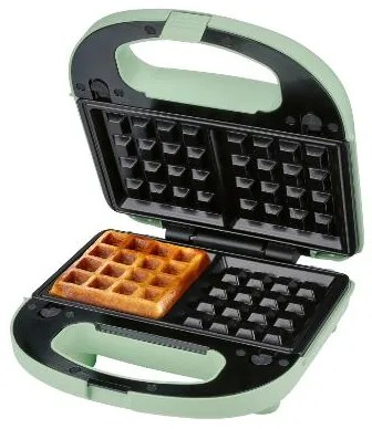 Silvercrest®  Kitchen Tools Vaflovač s vymeniteľnými platňami Swew 750 D4/Sowew 750 D4 (mentolová)  (100387639)