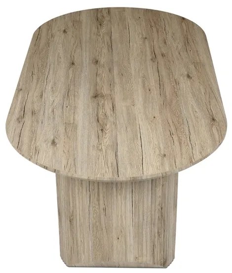 Autronic BONTEC Jedálenský stôl 200x100cm, mdf, dub san remo, HT-W1578 SRE Farba: Hnedá
