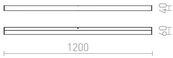 RED - Design Rendl - R12406 - LED Kúpeľňové osvetlenie zrkadla LEVIA LED/24W/230V IP44