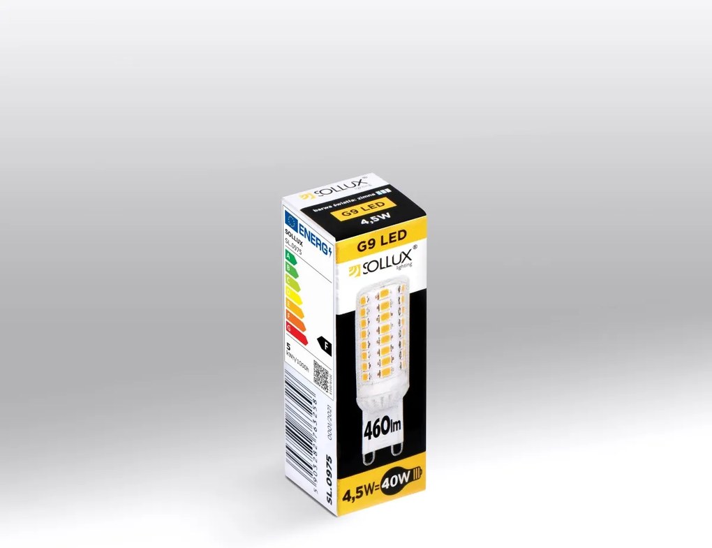LED žiarovka G9 4000k 4,5w 460lm