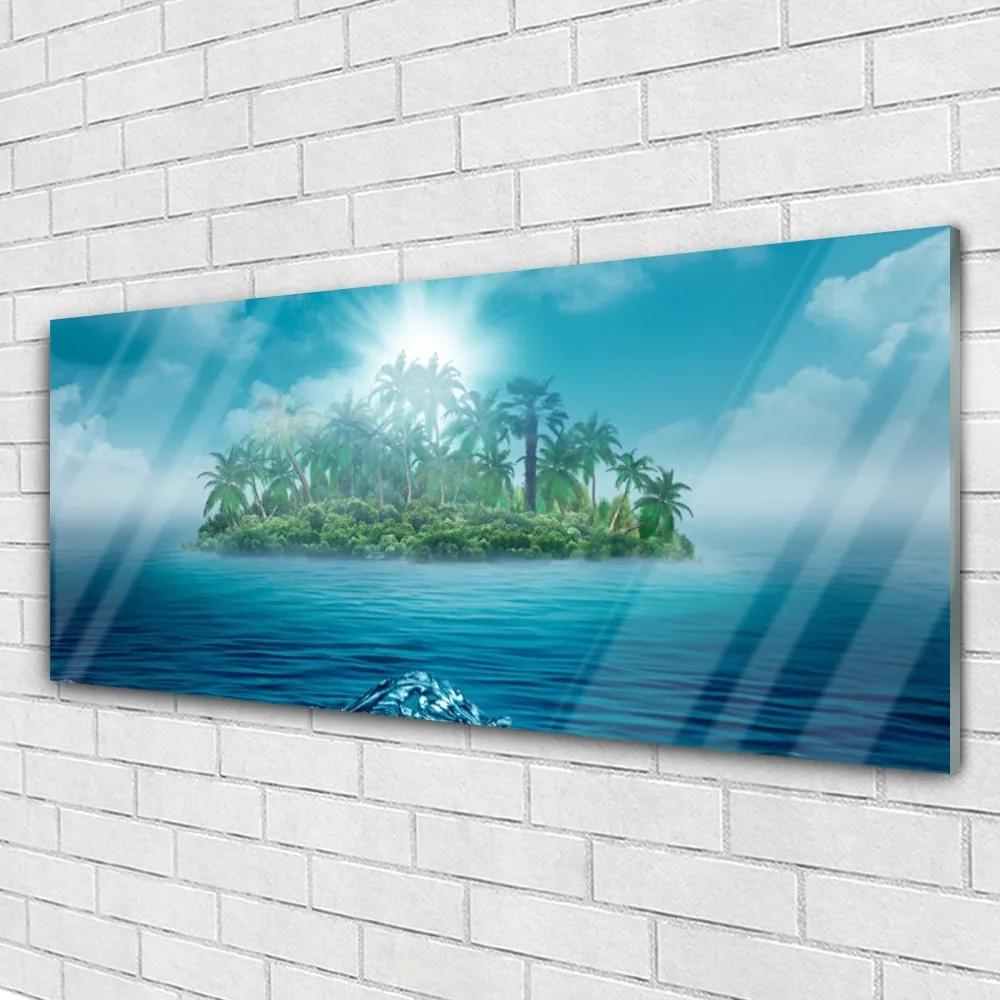 Obraz plexi Ostrov more príroda 125x50 cm
