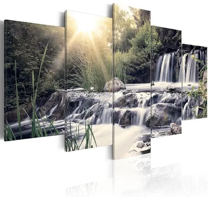 Obraz - Waterfall of Dreams Veľkosť: 100x50, Verzia: Na talianskom plátne