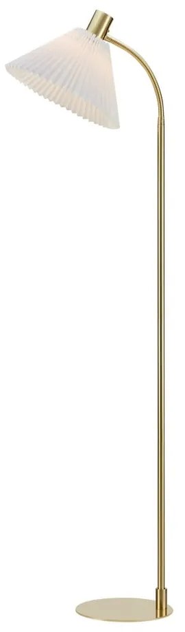 Stojacia lampa v bielo-zlatej farbe (výška 145 cm) Mira - Markslöjd