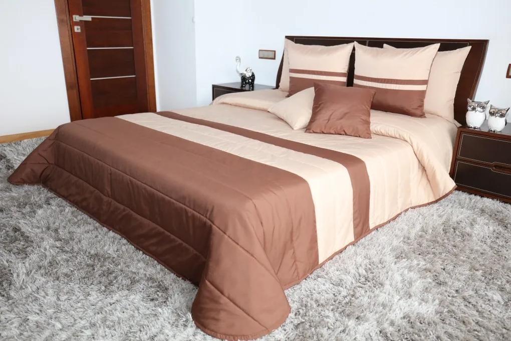 DomTextilu Luxusné béžové prehozy na posteľ Šírka: 200 cm | Dĺžka: 220 cm 7005-124736