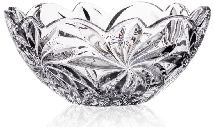 KRIŠTÁĽOVÁ MISKA BOHEMIA FLORA 280MM