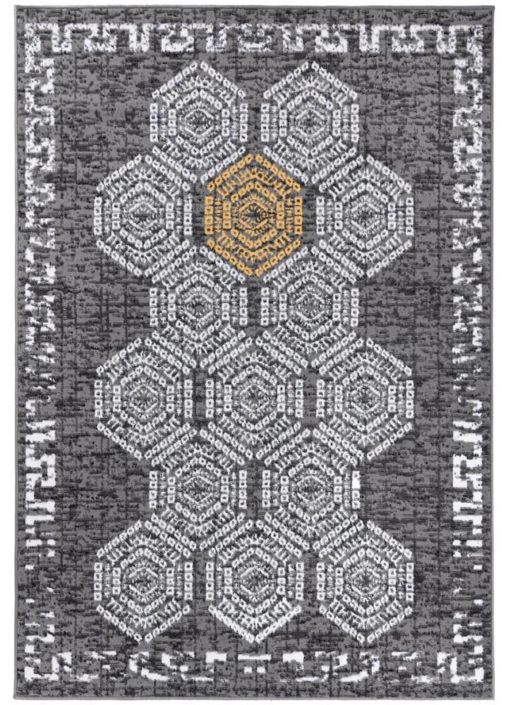 Kusový koberec PP Chalkis sivý 140x200cm