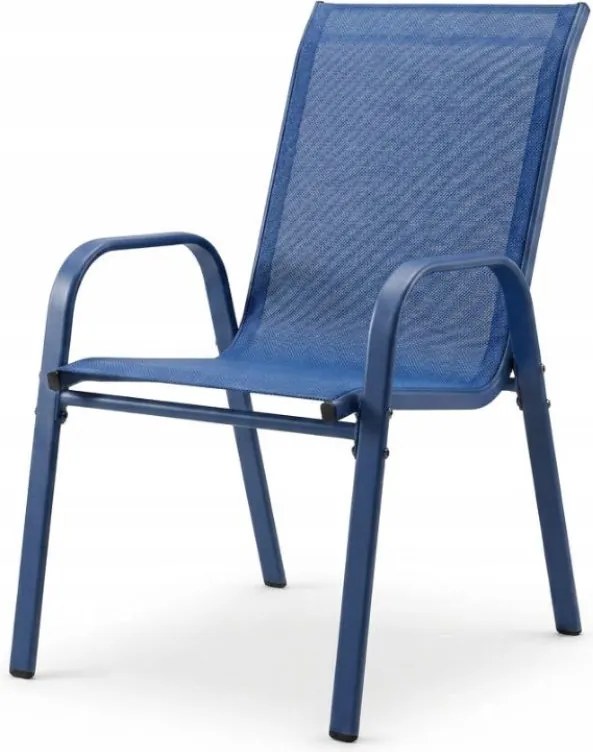 Set 2 záhradných stoličiek – pohodlné a praktické sedenie na balkón a terasu čierna