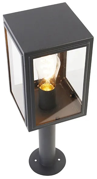 Vonkajšia lampa na stĺp sivá 50 cm IP44 - Sutton