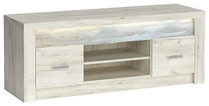 TV stolík Indianapolis I9 kraft biela