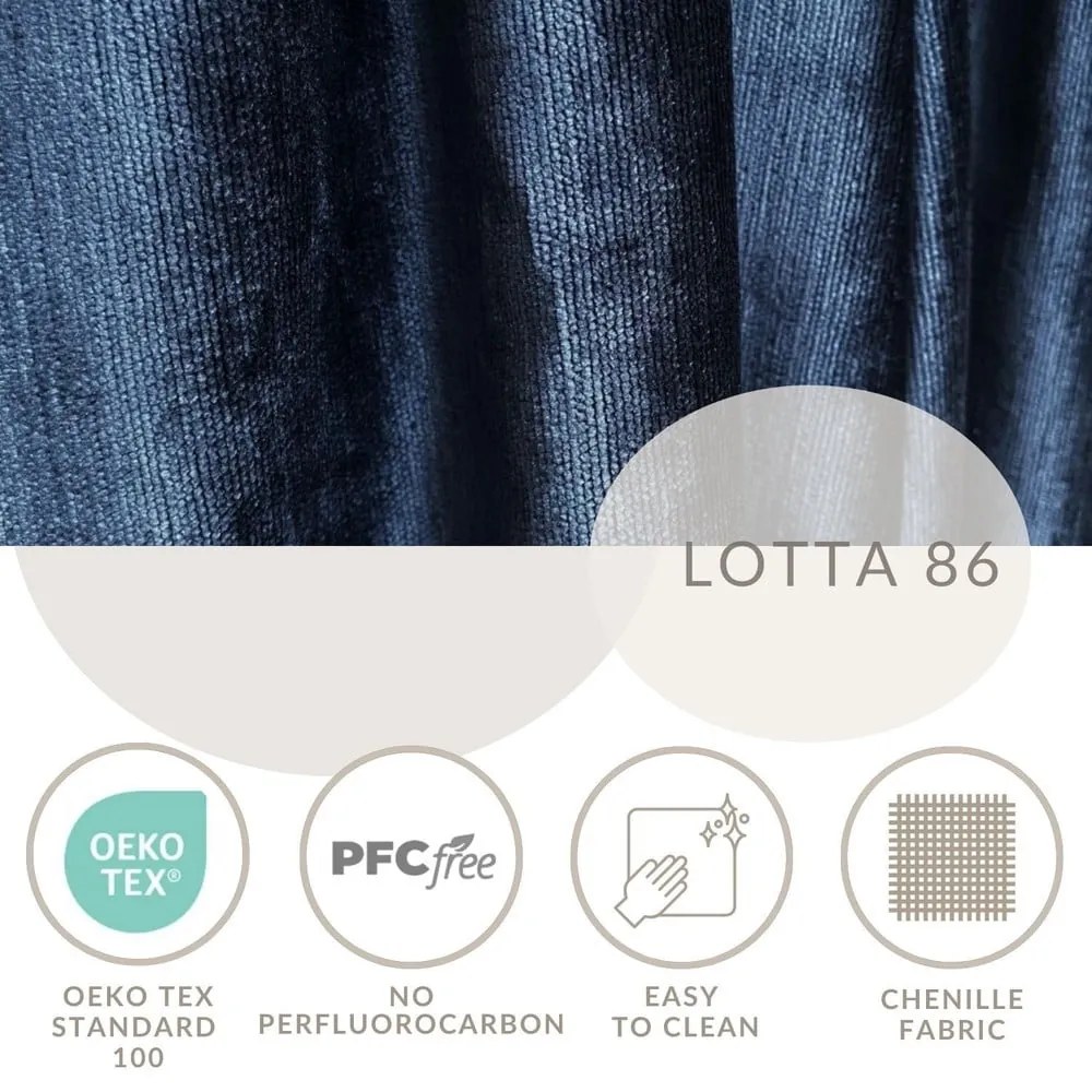 Tmavomodrá čalúnená dvojlôžková posteľ s úložným priestorom s roštom 160x200 cm Shell – Maison de Rêve