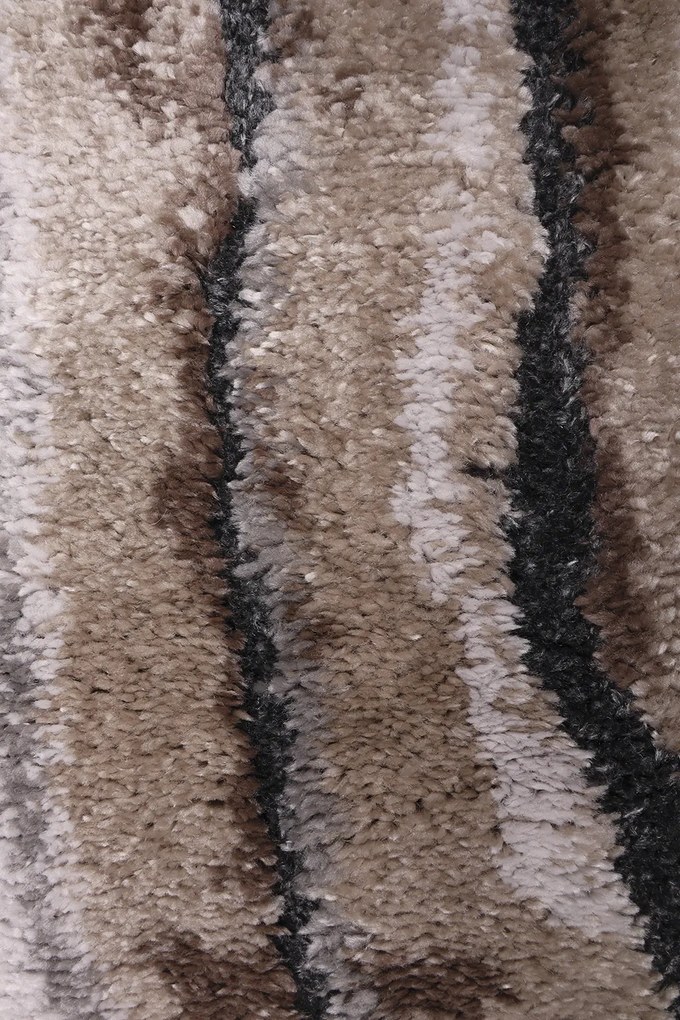 Koberec Bonanza 9106B GREY/BROWN (Dara) rozmery koberec: 80x150 cm