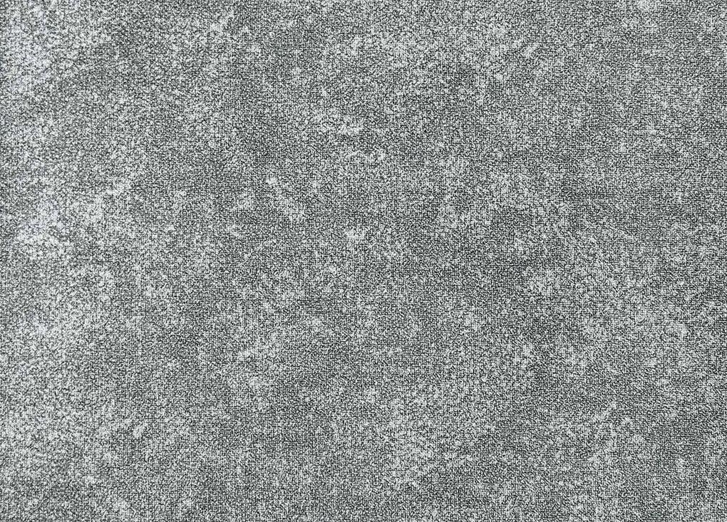 Balta koberce Metrážny koberec Spry 94 sivý - Kruh s obšitím cm