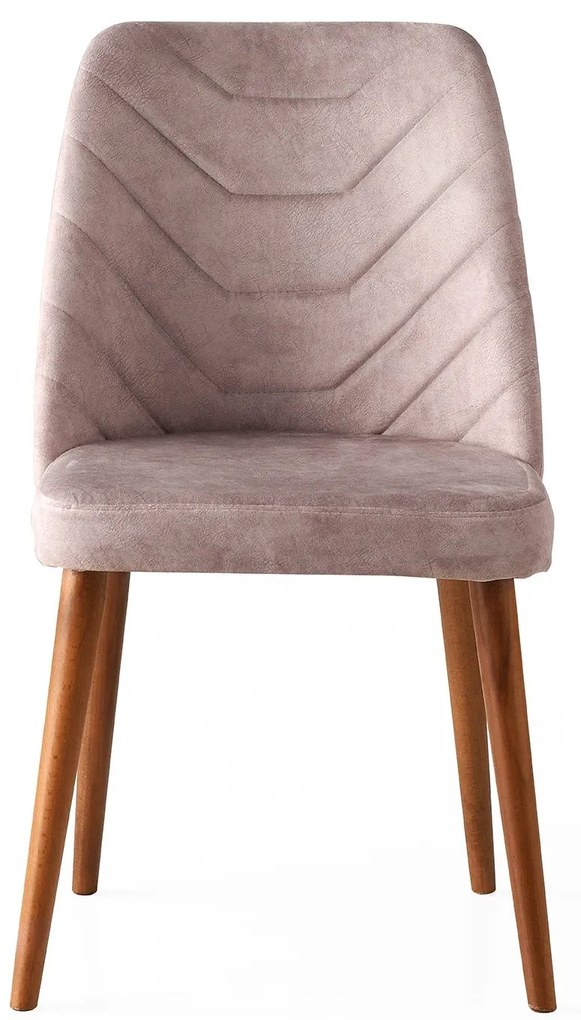 Sada 4 ks jedálenských stoličiek Dallas orech/béžová