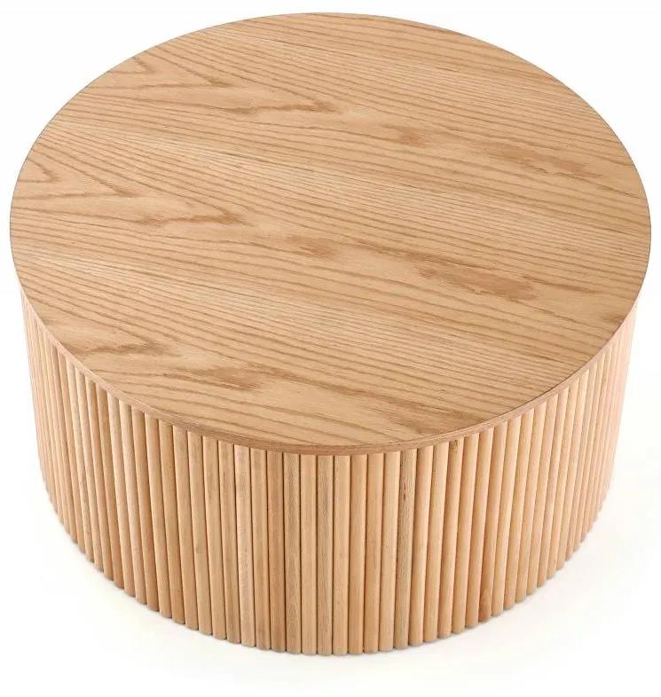 Konferenčný stolík  NATURAL 80 cm prírodné drevo
