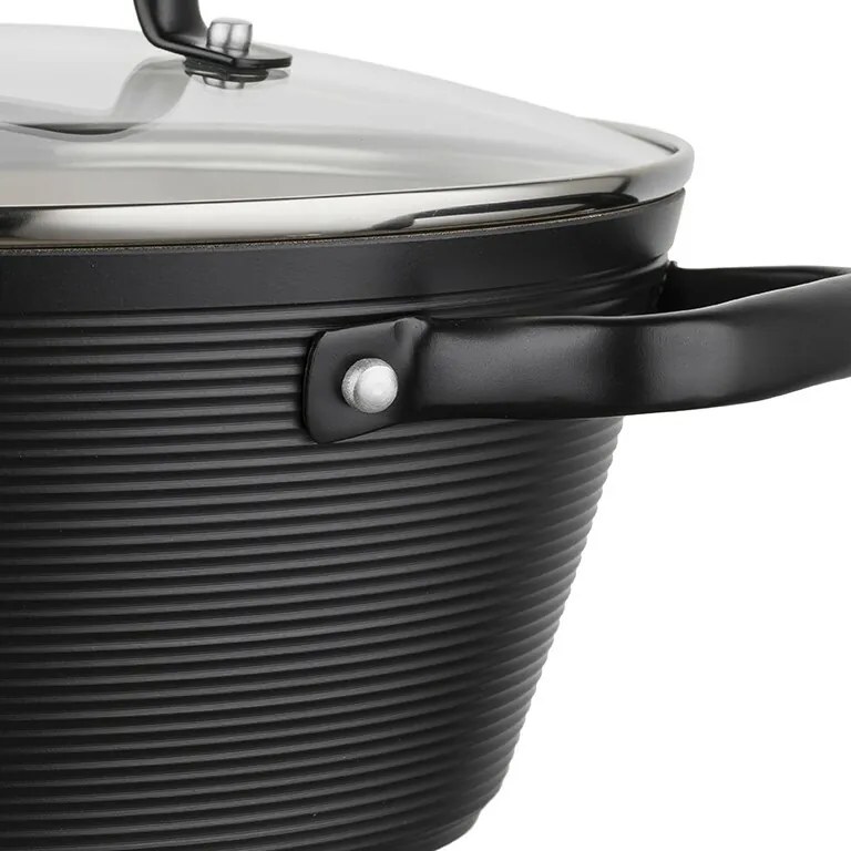 Florina Hliníkový hrniec Carina Black 2,2 l, 20 cm, pr. 20 cm