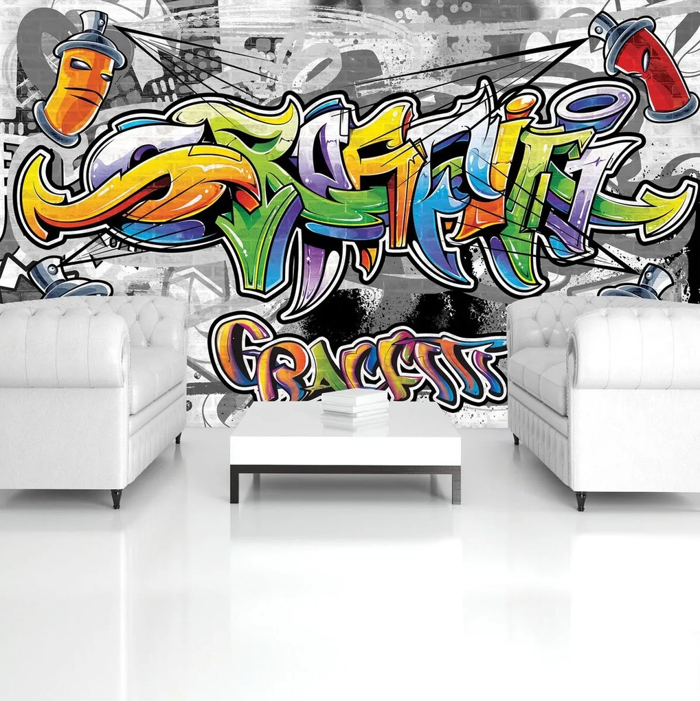 Fototapeta - Farebné Graffiti (152,5x104 cm)