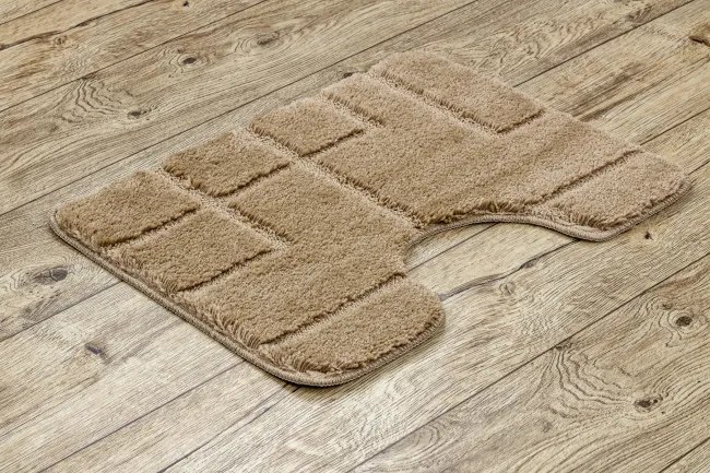 Sada kúpeľňových koberčekov SUPREME LINES línie, béžová