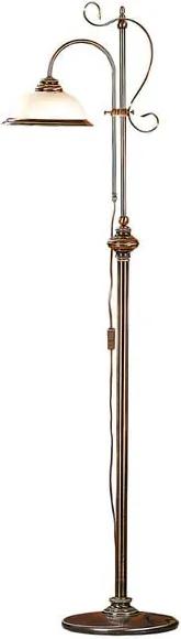 Voľne stojacia lampa Glimte Patina, výška 165 cm