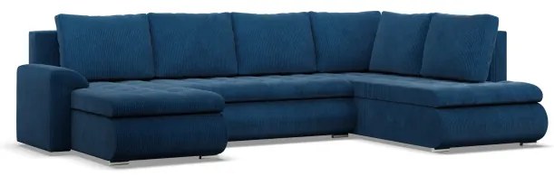 Sedacia súprava FORESTA Poso v tvare U, pravá granátová