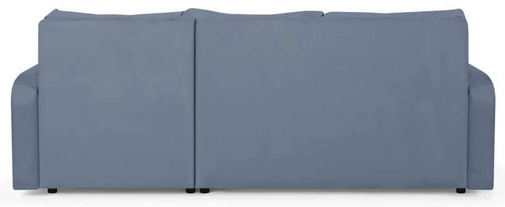 Rozkládací rohová sedací souprava TOKYO Modrá