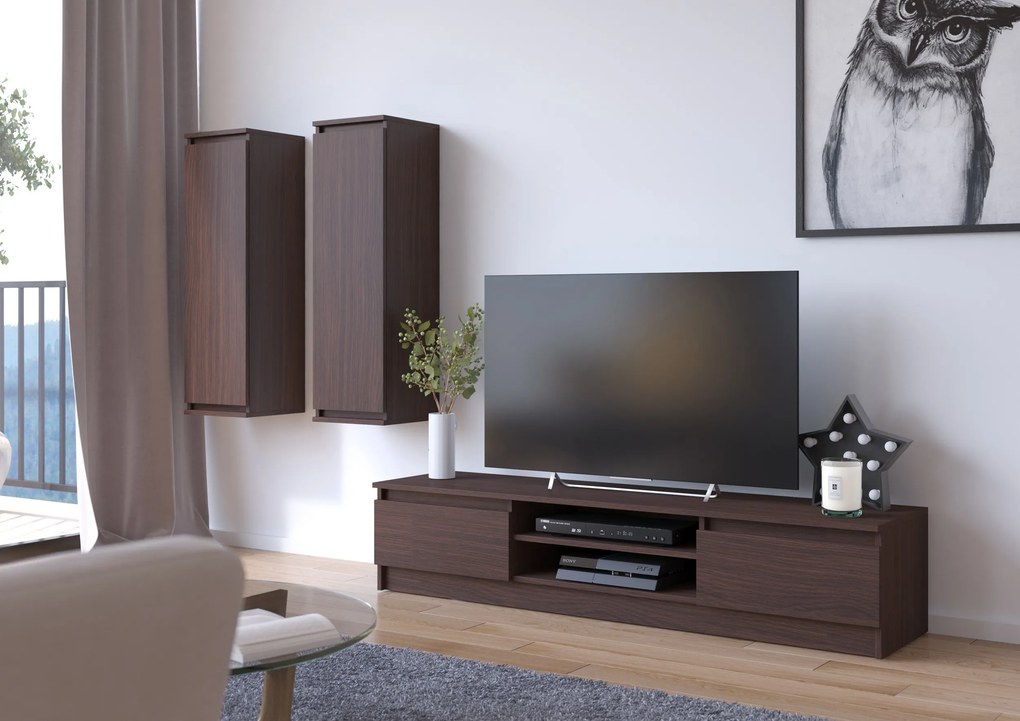 TV stolík Katalina (wenge). Akcia -20%. Vlastná spoľahlivá doprava až k Vám domov. 1069116