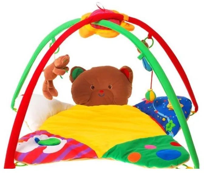 ZA0690 DR Detská deka s hrazdičkou plyšový medvedík