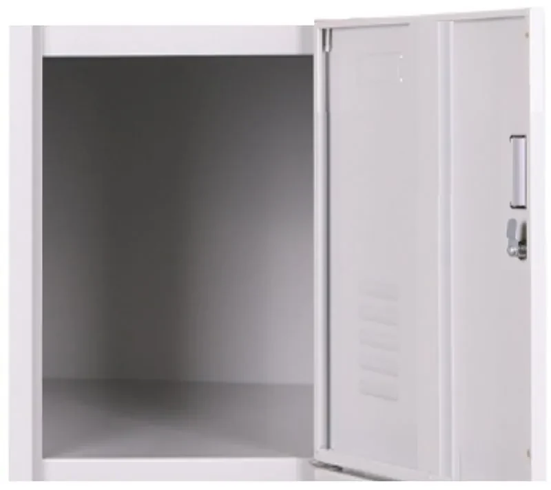 Šatníková skrinka s úložnými boxami, 5 boxov, 1800 x 380 x 450 mm, cylindrický zámok, sivá/sivá