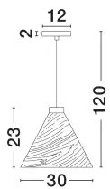 Moderný luster Elysian 30