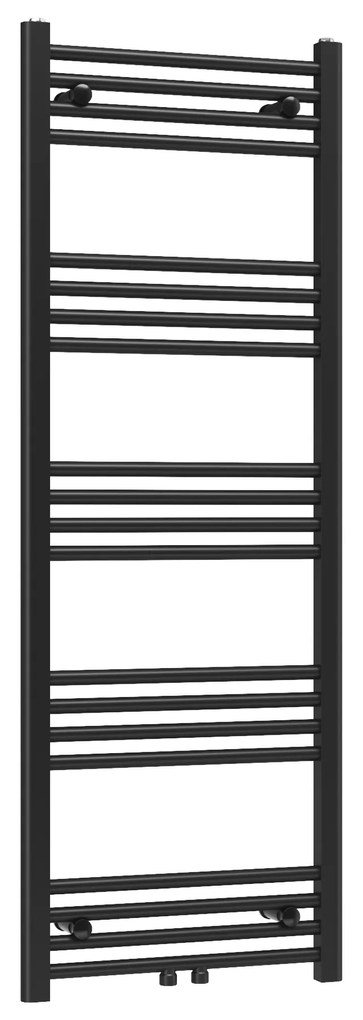 Gamma Erga Simple, vykurovacie teleso 1400x600 mm, 633 W, čierna, ERG-LAV-SIMP-14060-BK