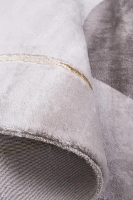 Koberec Galeria GL137E svetlohnedý / zlatý