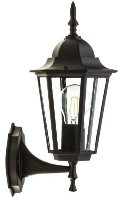 Vonkajšie nástenné svietidlo 1xE27/60W/230V IP44 čierna