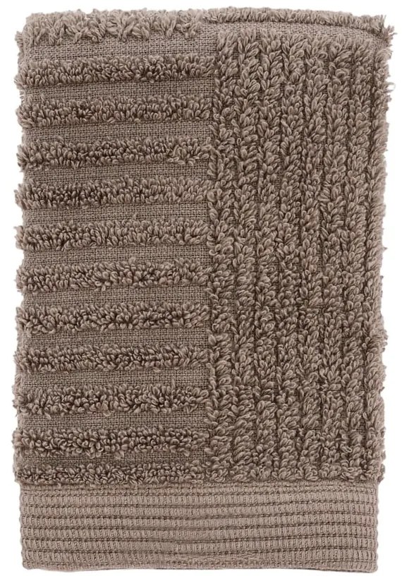 Taupe froté bavlnený uterák 30x30 cm Classic – Zone