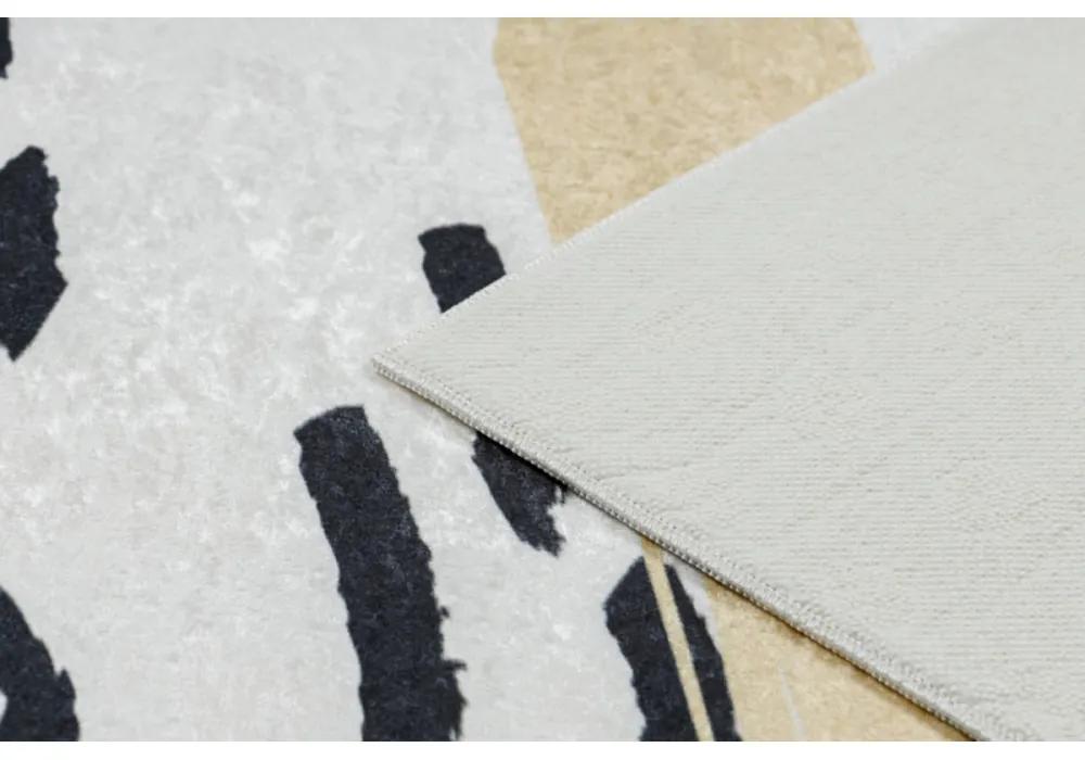 Kusový koberec Abstrakt smotanovobiely 160x220cm