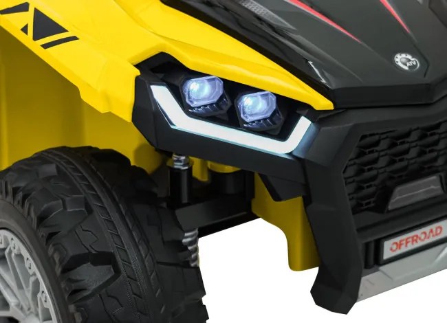Elektrická štvorkolka Quad Sport TX 4 × 4 žltá