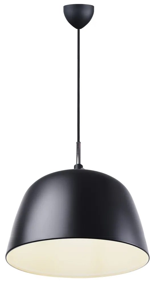 NORDLUX Priemyselné závesné svetlo NORBI, 1xE27, 60W, 30cm, čierne