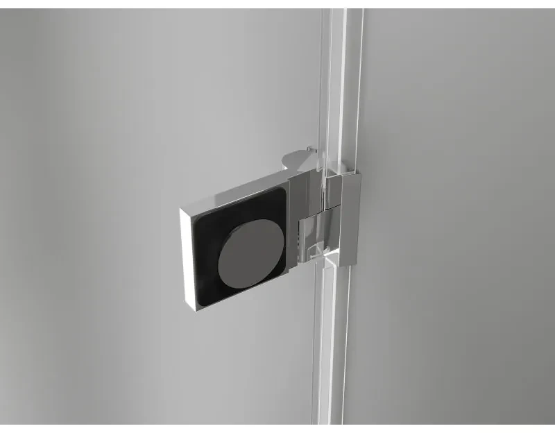 Mexen Lunar-B Duo, výklopný sprchový kút 85 x 80 cm, 8mm číre sklo, chrómový profil, 832-085L-080P-01-00