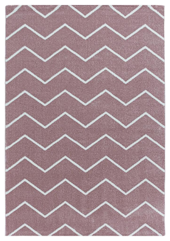 Ayyildiz Kusový koberec RIO 4602, Ružová Rozmer koberca: 160 x 230 cm