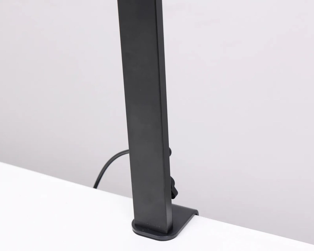 Stolná LED lampa CLARIO, svorka, diaľkové ovládanie