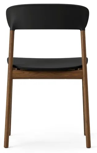 Stolička Herit Chair – čierna/dymový dub